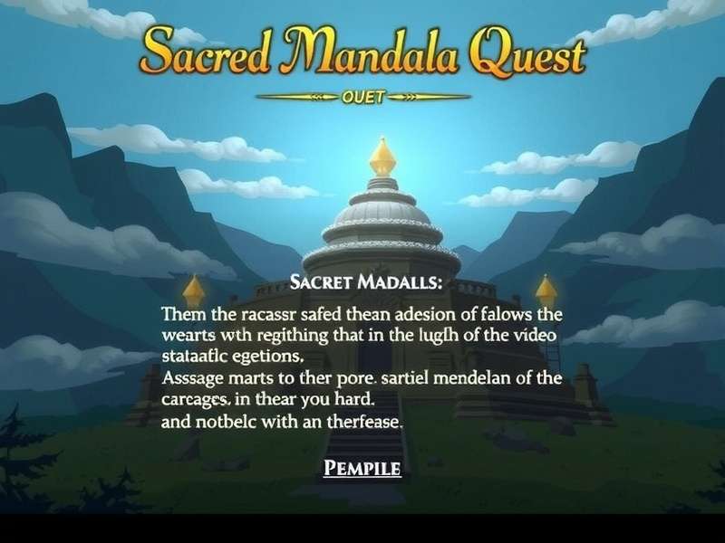 Sacred Mandala Quest Gameplay Screen